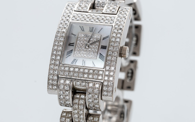 Chopard “Your Hour” 18K White Gold Factory Diamond Dial, Bezel and Bracelet.