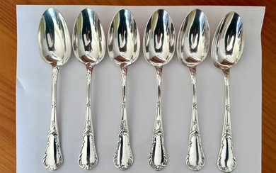Christofle - Cutlery set (6) - Lean - Silverplate