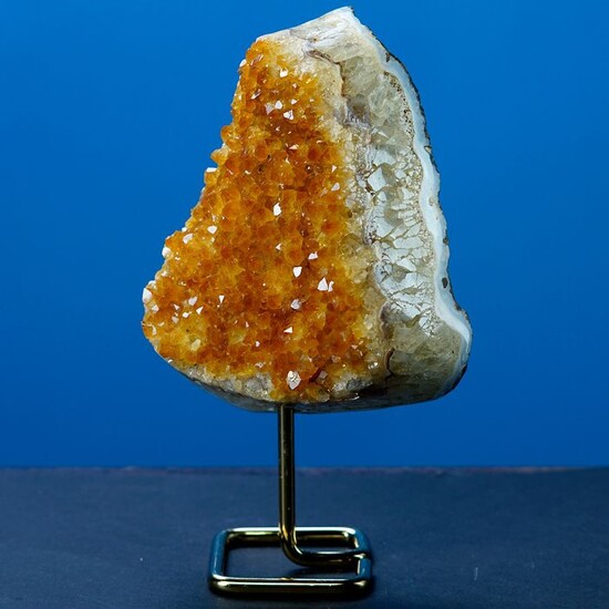 Citrine (yellow variety of quartz) Geode - 200×122×60 mm - 1180 g