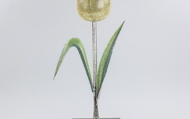 Clara Brinkerhoff B.1966 Swarovski Tulip Sculpture