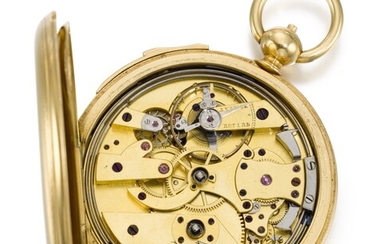 DENIS BLONDEL A GENÈVE | A GOLD HUNTING CASED QUARTER REPEATING LEVER WATCH CIRCA 1830, NO. 20885