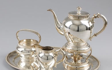 D.J. Aubert - Tea service (5) - .835 silver