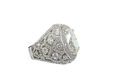 Designer Custom 5.40 Carat Diamond Ring