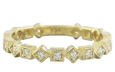 Diamond Ring 14K Yellow Gold