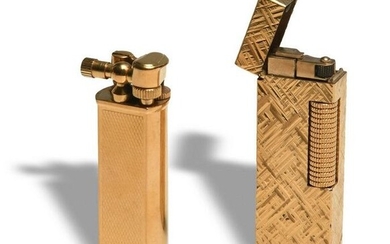 Dunhill and MaruMan Gold Plated Lighters