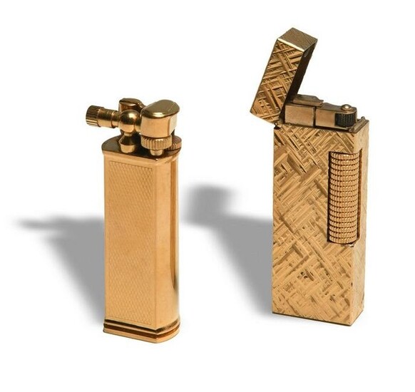 Dunhill and MaruMan Gold Plated Lighters