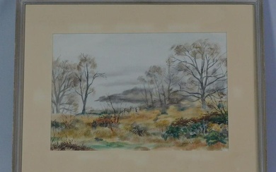 Dwight Shepler (1905-1974, MA) watercolor