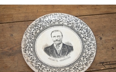 EARLY 20TH-CENTURY PORCELAIN COMMEMORATIVE PLATE