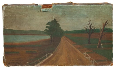 Emile Branchard Miniature Landscape Painting