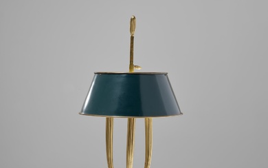Émile-Jacques Ruhlmann, 'Bouillotte' table lamp, model no. 3048 AR/3342 NR