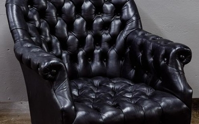 Empire Style Leather Chair
