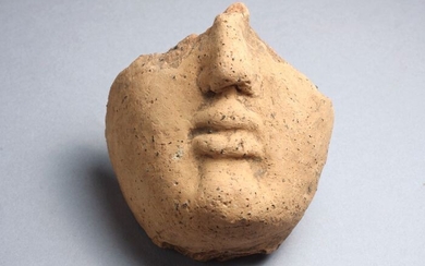 Etruscan Terracotta Face fragment - 6.7×0×6.2 cm