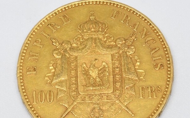 FRANCE. Une pièce de 100 Francs or.1881...