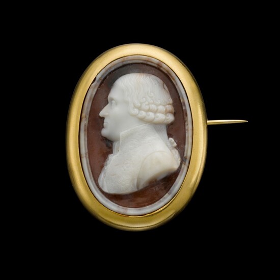 FRENCH, CIRCA 1800 POSSIBLY PHILIPPE LELIEVRE (1731-1815) | CAMEO WITH JEAN-JACQUES-RÉGIS DE CAMBACÉRÈS, DUKE OF PARMA, SECOND CONSUL OF FRANCE (1753-1824)