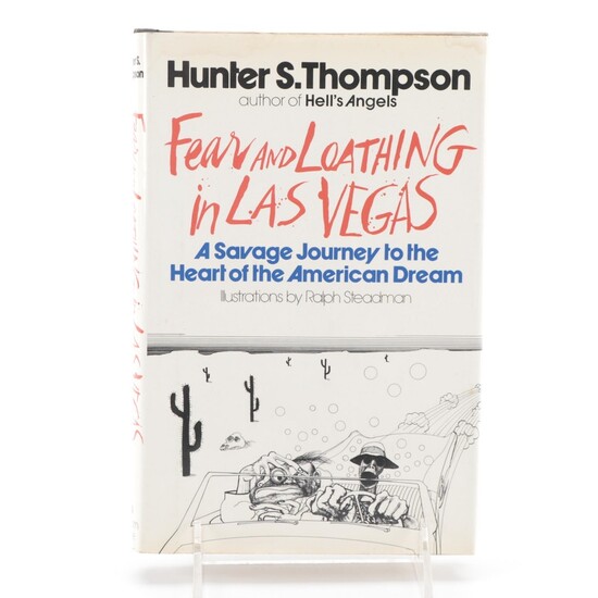First Edition "Fear and Loathing with Las Vegas" by Hunter S. Thompson, 1971