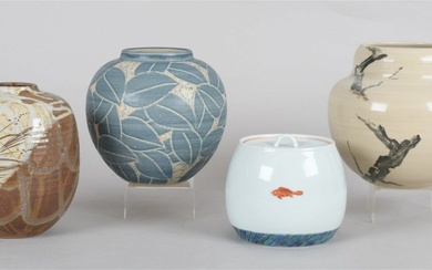 Four Pieces of Japanese Studio Pottery