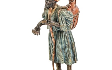 Franz Bergman Austrian Orientalist Figural Bronze