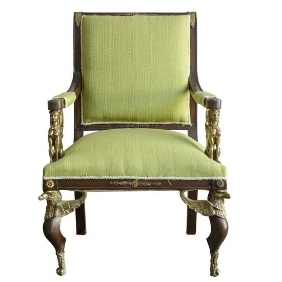 French Empire Style Arm Chair.