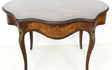 French Ormolu Mounted Turtle Top table