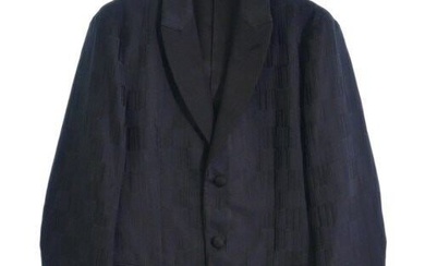 GIORGIO ARMANI Casual Jacket Black(Total pattern) 52(Approx. XXL)