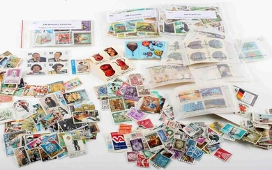 GROUP OF 100 MIXED WORLD STAMP LOT CANCELLED MORE