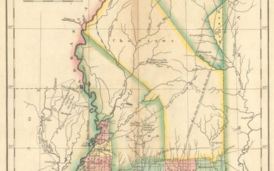 "Geographical, Statistical, and Historical Map of Mississippi", Carey & Lea