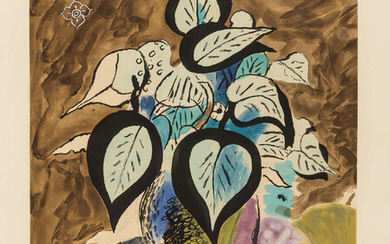 Georges Braque (1882-1963) Feuillage en couleurs (Vallier 105)