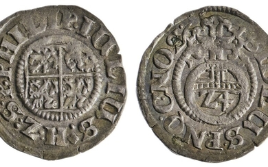 German States. Pomerania-Wolgast. Philip Julius (1592-1625). 1/24 Taler, 1611. Arms within bead...