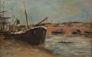 Giorgio Belloni (1861-1944) - In porto
