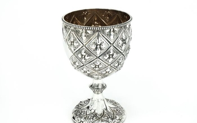 Goblet - .925 silver - Robert Harper - London - U.K. - 1869