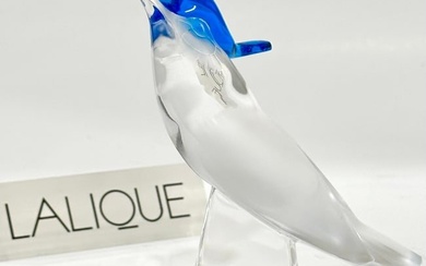Gorgeous LALIQUE France Crystal PIMLICO BIRD Figurine