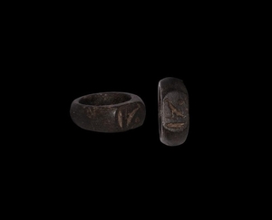 Grand Tour Ring with Hieroglyphs