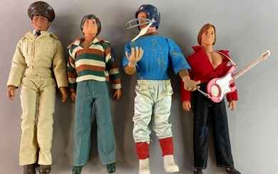 Group of 4 Vintage Action Figures