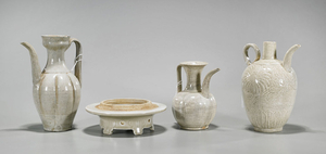 Group of Four Chinese Song-Style Ceramics