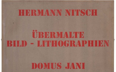 HERMANN NITSCH (Vienna, 1938 - 2022) Uebermalte Bild Lithographien 1991...