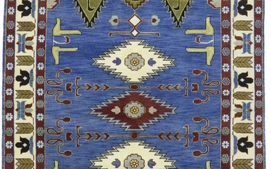 Handmade Tribal Geometric Kazak 8X10 Oriental Area Rug Living Room Decor Carpet