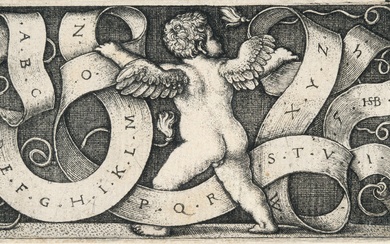 Hans Sebald Beham (1500 Nürnberg - Frankfurt/Main 1550) – Der Genius mit dem Alphabet