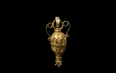 Hellenistic Gold Amphora Pendant