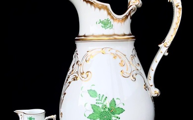 Herend - Monumental Fancy Jug/Pitcher (37 cm) - "Chinese Bouquet Apponyi" - Pitcher - Hand Painted Porcelain