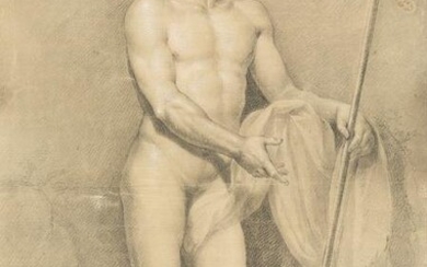IGNACIO SALVÃ ASAROL (1776 / 1857) "Academy: Nude male