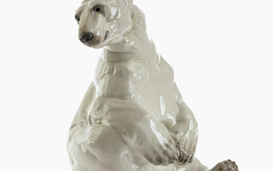Ice bear - Nymphenburg, design by Willy Zügel, as of 1952