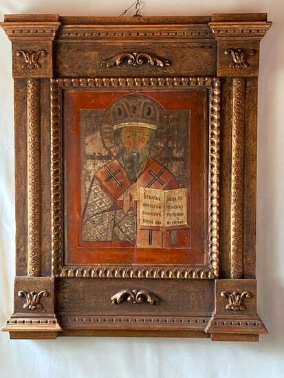 Icon, the Saint - Wood - 19th century