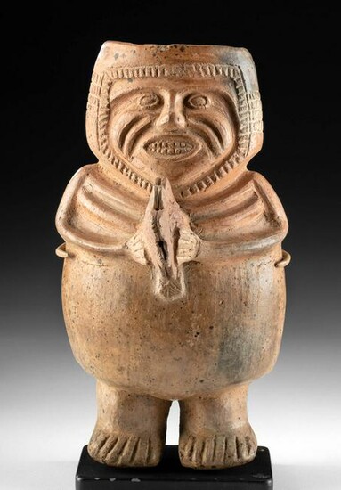 Inca Redware Figural Vessel - Ayahuasca Taker