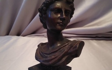 Italian Bust Bronze Woman