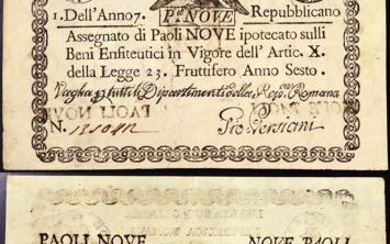 Italian States, Rome (Papal State), First Roman Republic (1798-1799) -...