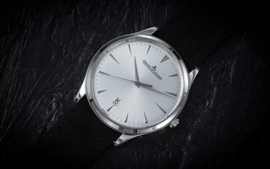 JAEGER-LECOULTRE, MASTER ULTRA THIN DATE REF. Q1288420, A STEEL SLIM...