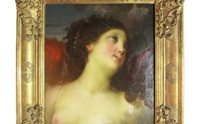 Jacques Antonie Vallin (1760-1831) (Paris), 'Danae', oil on ...