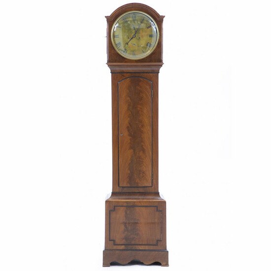 NOT SOLD. James Wallis, London: An English case longcase clock. Signed 'Ja.s Wallis, 31 Fabernade Walk, London'. Early 19th century. H. 195 cm. W. 50 cm. D. 24 cm. – Bruun Rasmussen Auctioneers of Fine Art