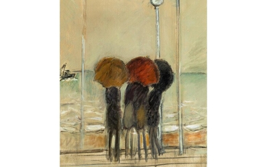 Jean-Pierre Cassigneul, geb. 1935 Paris, Le trois Parapluies, 1969