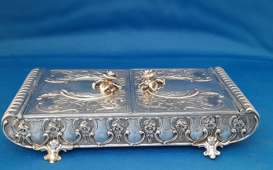 Jewellery box - .830 silver - Wilhelm Ludwich - Germany - Mid 20th century